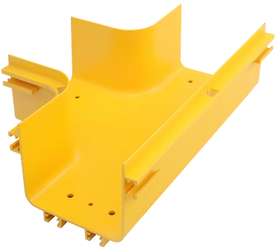 ITK T-соединитель горизонтальный оптического лотка 120мм ITK T-соединитель горизонтальный оптического лотка 120мм