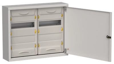 TITAN 5 Корпус металлический ЩРн-48 (2х24) 460х570х140мм IP31 серый (одна дверь) IEK TITAN 5 Корпус металлический ЩРн-48 (2х24) 460х570х140мм IP31 серый (одна дверь) IEK