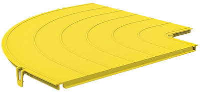 ITK Крышка поворота горизонтального 90град оптического лотка 360мм ITK Крышка поворота горизонтального 90град оптического лотка 360мм