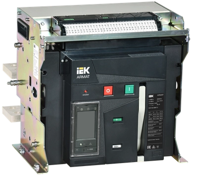 ARMAT AR-A4V TT40 3P F HR Выключатель автоматический воздушный 125кА расцепитель TT 4000А 3P стационарный с аксессуарами ~220-240В: реле отключения, реле включения, моторный привод IEK ARMAT AR-A4V TT40 3P F HR Выключатель автоматический воздушный 125кА расцепитель TT 4000А 3P стационарный с аксессуарами ~220-240В: реле отключения, реле включения, моторный привод IEK