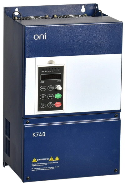 Преобразователь частоты K740 380В 3Ф 11-15кВт 25-32А встроенный тормоз Дроссель Энкодер Profibus ONI