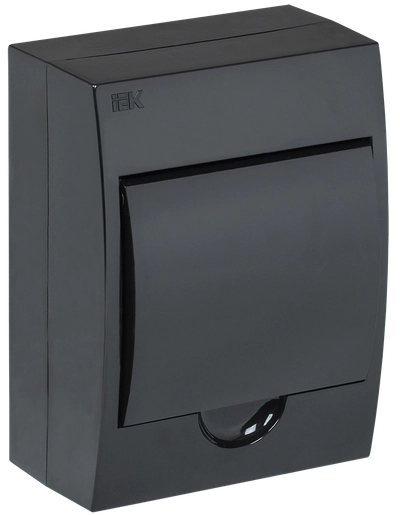 KREPTA 3 Корпус пластиковый ЩРН-П-6 IP41 черный IEK KREPTA 3 Корпус пластиковый ЩРН-П-6 IP41 черный IEK