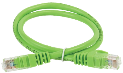 ITK Коммутационный шнур (патч-корд) кат.5Е UTP LSZH 2м зеленый