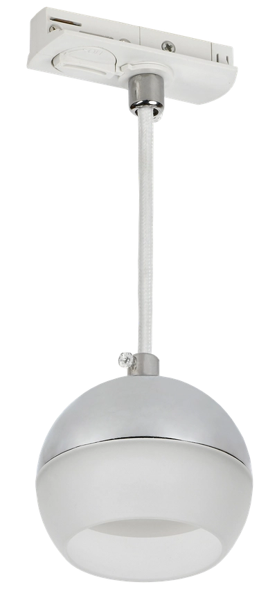 LIGHTING Светильник 4119 декоративный трековый подвесной под лампу GX53 хром IEK LIGHTING Светильник 4119 декоративный трековый подвесной под лампу GX53 хром IEK