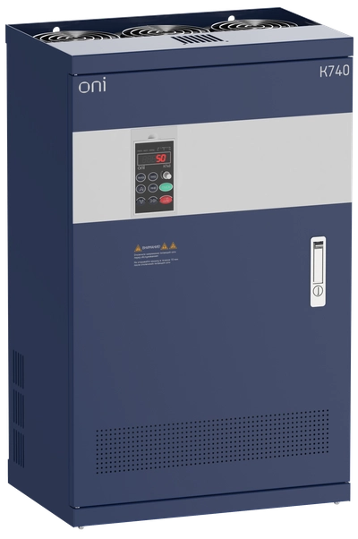 Преобразователь частоты K740 380В 3Ф 200-220кВт 380-420А встроенный Дроссель Энкодер ONI