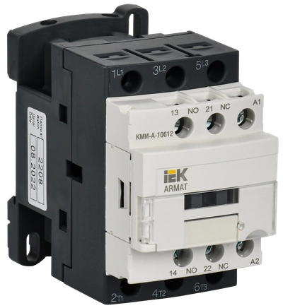 ARMAT Контактор КМИ-А-10612 LC1D 6А 110В/АС3 1NO/1NC IEK ARMAT Контактор КМИ-А-10612 LC1D 6А 110В/АС3 1NO/1NC IEK