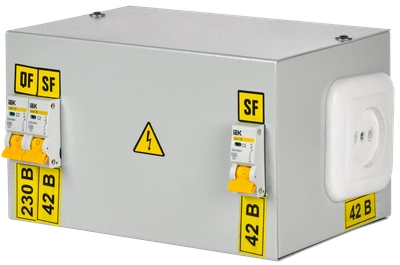 Ящик с понижающим трансформатором ЯТП-0,25 230/42-3 36 УХЛ4 IP30 IEK Ящик с понижающим трансформатором ЯТП-0,25 230/42-3 36 УХЛ4 IP30 IEK