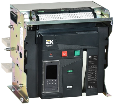 ARMAT AR-A4H TD40 3P F HR Выключатель автоматический воздушный 100кА расцепитель TD 4000А 3P стационарный с аксессуарами ~220-240В: реле отключения, реле включения, моторный привод IEK ARMAT AR-A4H TD40 3P F HR Выключатель автоматический воздушный 100кА расцепитель TD 4000А 3P стационарный с аксессуарами ~220-240В: реле отключения, реле включения, моторный привод IEK