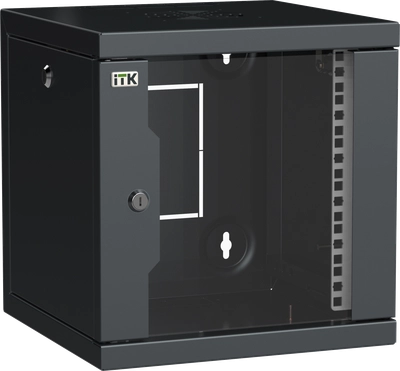 ITK LINEA WS Шкаф 10" 9U 320х310мм дверь обзорная со стеклом черный ITK LINEA WS Шкаф 10" 9U 320х310мм дверь обзорная со стеклом черный