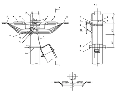 Опора ПА33 ж/б анкерная переходная концевая одноцепная без ответвления IEK Опора ПА33 ж/б анкерная переходная концевая одноцепная без ответвления IEK