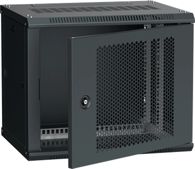 ITK Шкаф настенный LINEA W 9U 600х450мм дверь перфорированная RAL 9005 ITK Шкаф настенный LINEA W 9U 600х450мм дверь перфорированная RAL 9005