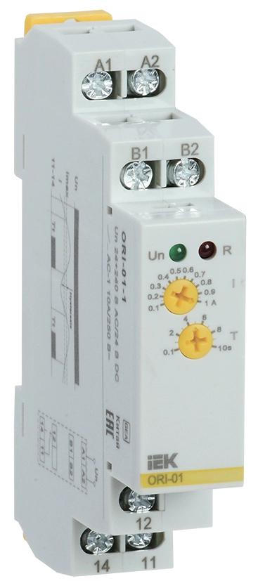 Реле контроля тока ORI 0,1-1А 24-240В AC/24В DC IEK Реле контроля тока ORI 0,1-1А 24-240В AC/24В DC IEK