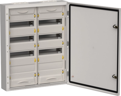 TITAN 5 Корпус металлический ЩРн-96 (2х48) 710х570х140мм IP54 серый (одна дверь) IEK TITAN 5 Корпус металлический ЩРн-96 (2х48) 710х570х140мм IP54 серый (одна дверь) IEK