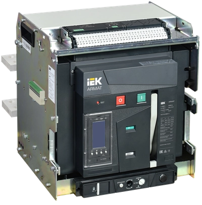 ARMAT AR-A4H TY40 3P W HR Выключатель автоматический воздушный 100кА расцепитель TY 4000А 3P выдвижной с аксессуарами ~220-240В: реле отключения, реле включения, моторный привод IEK ARMAT AR-A4H TY40 3P W HR Выключатель автоматический воздушный 100кА расцепитель TY 4000А 3P выдвижной с аксессуарами ~220-240В: реле отключения, реле включения, моторный привод IEK