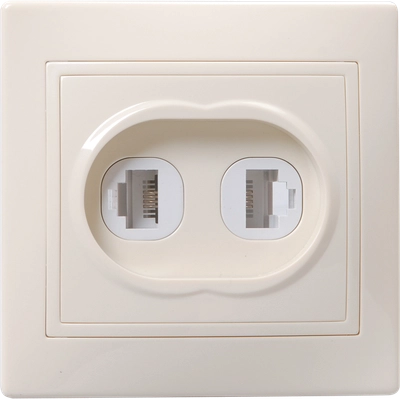 KVARTA Розетка 2-местная RJ11+RJ45 кат.5е РК/Т12-ККм кремовый IEK KVARTA Розетка 2-местная RJ11+RJ45 кат.5е РК/Т12-ККм кремовый IEK