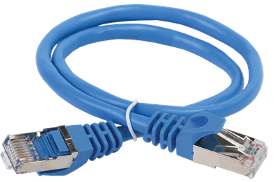 ITK Коммутационный шнур (патч-корд) кат.6 FTP LSZH 1м синий ITK Коммутационный шнур (патч-корд) кат.6 FTP LSZH 1м синий