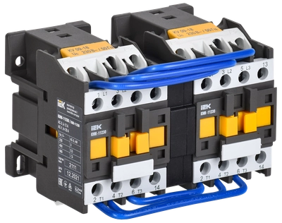 Контактор КМИ-11230 реверс 12А 230В/АС3 2NO IEK Контактор КМИ-11230 реверс 12А 230В/АС3 2NO IEK