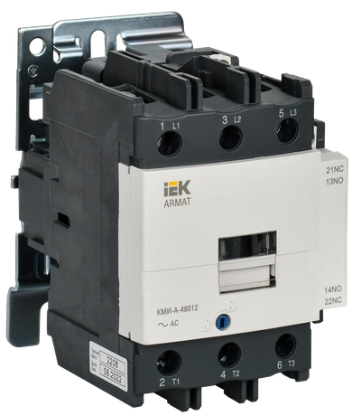 ARMAT Контактор КМИ-А-48012 LC1D 80А 230В/АС3 1NO/1NC IEK ARMAT Контактор КМИ-А-48012 LC1D 80А 230В/АС3 1NO/1NC IEK