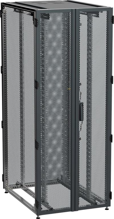 ITK by ZPAS Шкаф серверный 19" 45U 800х1200мм двухстворчатые перфорированные двери черный РФ ITK by ZPAS Шкаф серверный 19" 45U 800х1200мм двухстворчатые перфорированные двери черный РФ