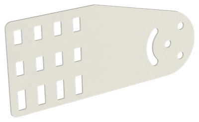 Пластина шарнирная h=100мм RAL 9016 IEK Пластина шарнирная h=100мм RAL 9016 IEK