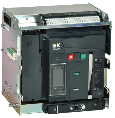 ARMAT AR-A2C TT08 4P W HR/VR Выключатель автоматический воздушный 55кА расцепитель TT 800А 4P выдвижной с аксессуарами ~220-240В: реле отключения, реле включения, моторный привод IEK ARMAT AR-A2C TT08 4P W HR/VR Выключатель автоматический воздушный 55кА расцепитель TT 800А 4P выдвижной с аксессуарами ~220-240В: реле отключения, реле включения, моторный привод IEK