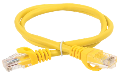 ITK Коммутационный шнур (патч-корд) кат.6 UTP LSZH 2м жёлтый ITK Коммутационный шнур (патч-корд) кат.6 UTP LSZH 2м жёлтый