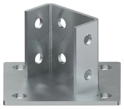 Опора открытая для двойного STRUT-профиля HDZ IEK Опора открытая для двойного STRUT-профиля HDZ IEK