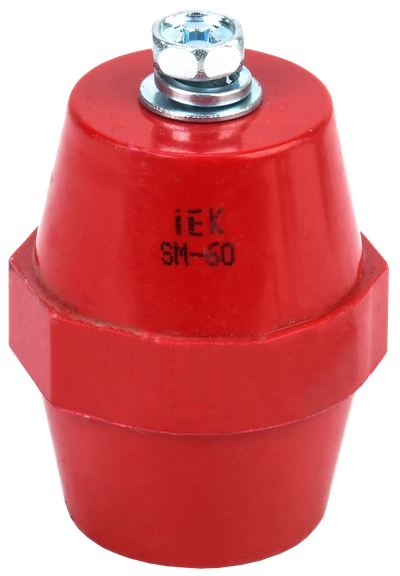 Изолятор SM60 (М8) силовой с болтом IEK Изолятор SM60 (М8) силовой с болтом IEK
