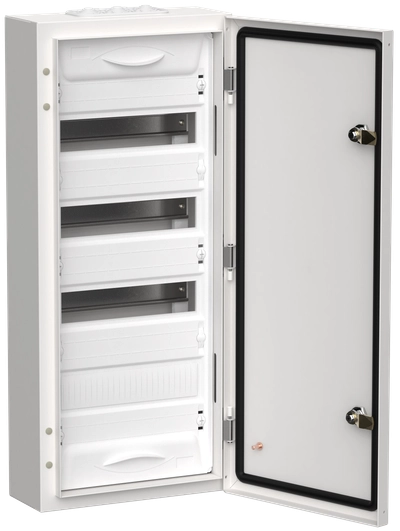 TITAN 5 Корпус металлический ЩРн-48 (1х48) 710х310х140мм IP54 белый (одна дверь) IEK TITAN 5 Корпус металлический ЩРн-48 (1х48) 710х310х140мм IP54 белый (одна дверь) IEK