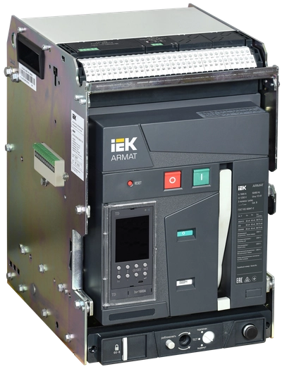 ARMAT AR-A2S TD16 3P W HR/VR Выключатель автоматический воздушный 85кА расцепитель TD 1600А 3P выдвижной с аксессуарами ~220-240В: реле отключения, реле включения, моторный привод IEK ARMAT AR-A2S TD16 3P W HR/VR Выключатель автоматический воздушный 85кА расцепитель TD 1600А 3P выдвижной с аксессуарами ~220-240В: реле отключения, реле включения, моторный привод IEK