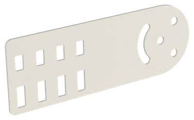 Пластина шарнирная h=80мм RAL 9016 IEK Пластина шарнирная h=80мм RAL 9016 IEK