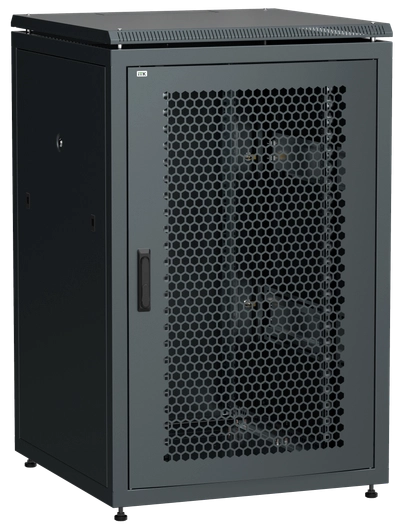 ITK LINEA N Шкаф сетевой 19" 24U 800х800мм перфорированная передняя дверь задняя металлическая черный ITK LINEA N Шкаф сетевой 19" 24U 800х800мм перфорированная передняя дверь задняя металлическая черный