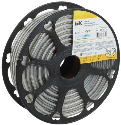 Лента светодиодная 50м LSR-2835W60-4,8-IP67-220В IEK Лента светодиодная 50м LSR-2835W60-4,8-IP67-220В IEK