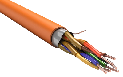 ITK Кабель интерфейсный огнестойкий RS-485 2х2х0,64 нг(А)-FRHF оранжевый (200м)