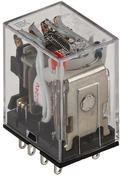 Реле РЭК78/4(MY4) с индикацией 3А 24В AC IEK Реле РЭК78/4(MY4) с индикацией 3А 24В AC IEK