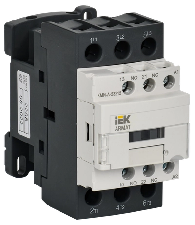 ARMAT Контактор КМИ-А-23212 LC1D 32А 400В/АС3 1NO/1NC IEK ARMAT Контактор КМИ-А-23212 LC1D 32А 400В/АС3 1NO/1NC IEK