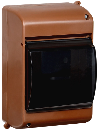 KREPTA 3 Корпус пластиковый КМПн 2/4 IP30 дуб IEK KREPTA 3 Корпус пластиковый КМПн 2/4 IP30 дуб IEK