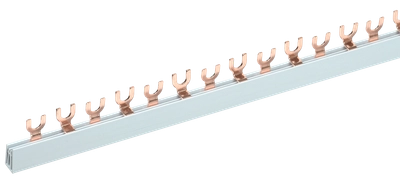 Шина соединительная типа FORK (вилка) 2Р 63А (1м) IEK Шина соединительная типа FORK (вилка) 2Р 63А (1м) IEK
