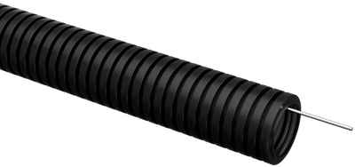 ELASTA Труба гофрированная ПВХ d=40мм с зондом черная (15м) IEK ELASTA Труба гофрированная ПВХ d=40мм с зондом черная (15м) IEK